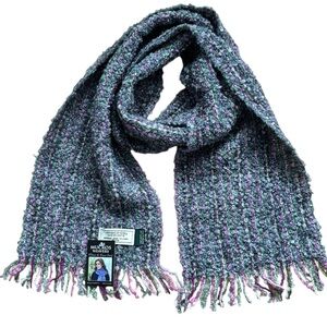 MUCROS WEAVERS Mohair & Viscose Scarf  Made In Ireland  NWT